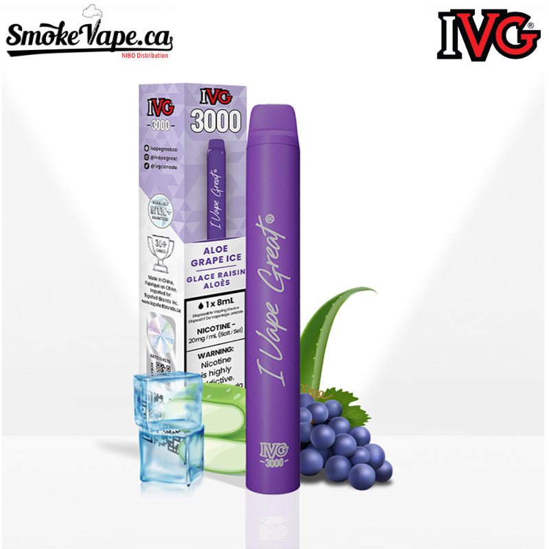 Genie Air Slender 5000 Puffs Disposable - Grape Ice